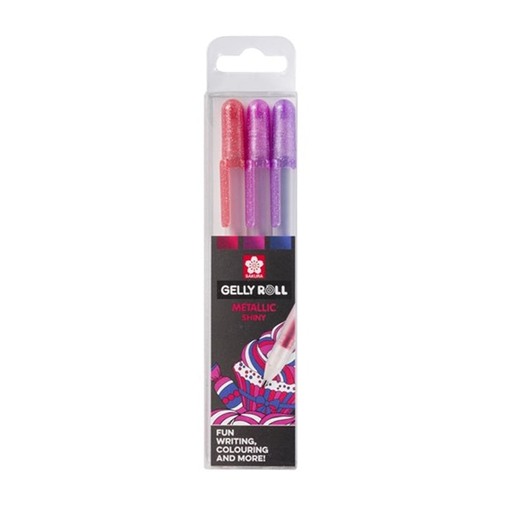 Гел моливи Sakura Gelly Roll METALLIC - 3 броя — изображение 2
