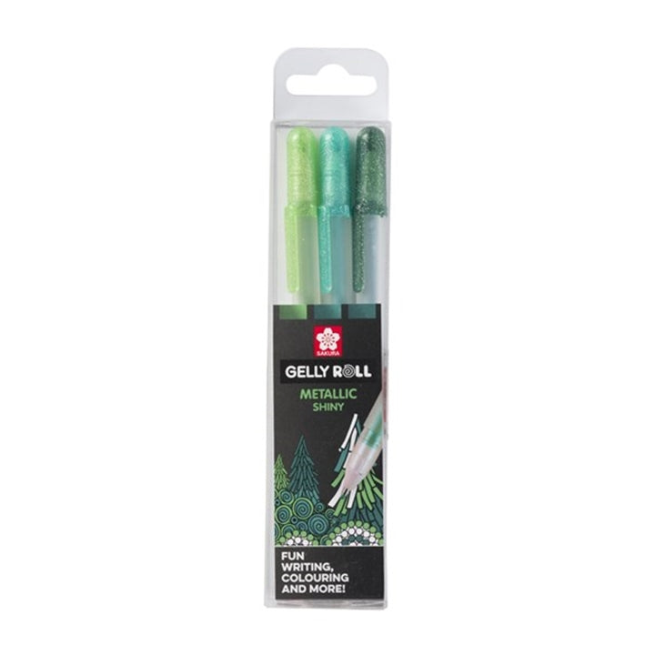 Гел моливи Sakura Gelly Roll METALLIC - 3 броя — изображение 3