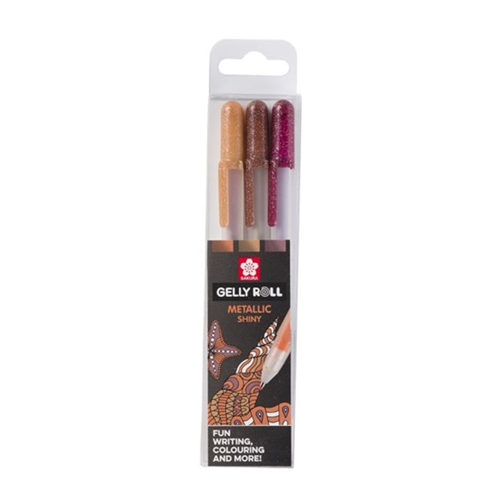 Гел моливи Sakura Gelly Roll METALLIC - 3 броя — изображение 5