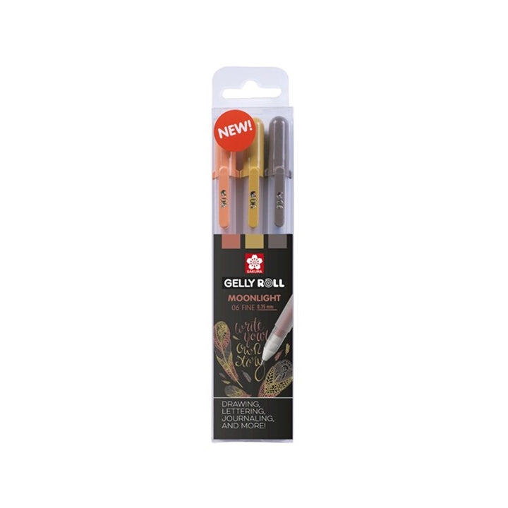 Гел моливи Sakura Gelly Roll MOONLIGHT - 3 броя — изображение 1
