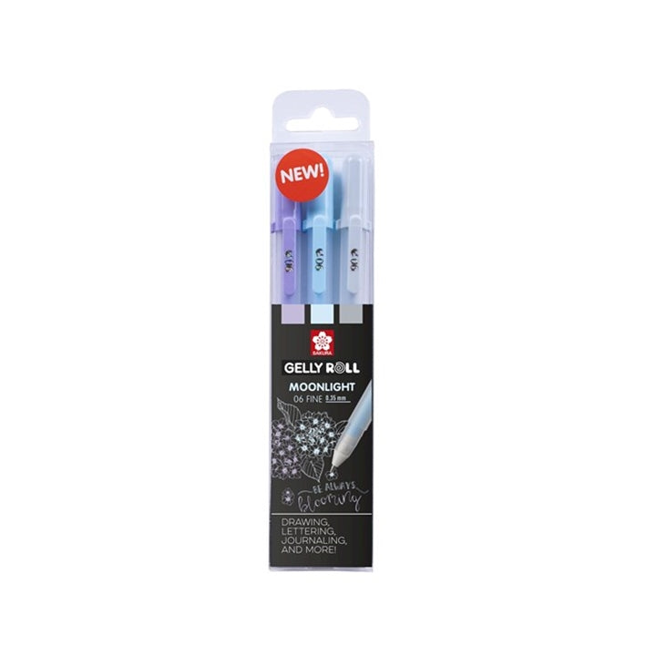 Гел моливи Sakura Gelly Roll MOONLIGHT - 3 броя — изображение 2
