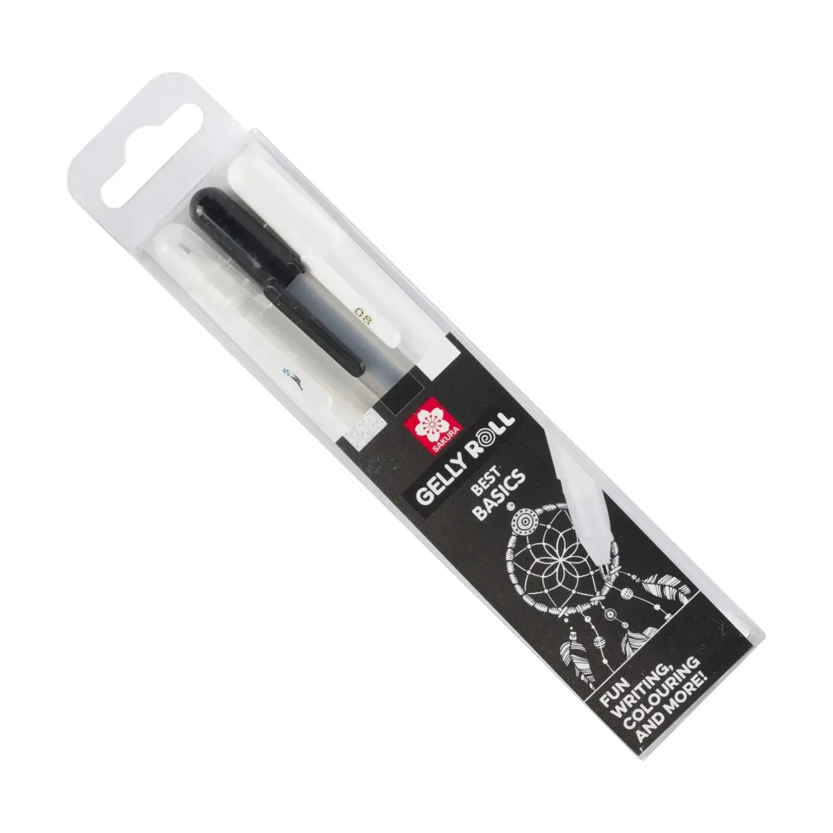Gel Pen Set SAKURA Gelly / Set of 3 (Clear, Black, White)