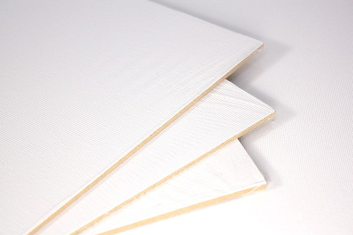Gesso-Primed Canvas Board (Canvas Panel), 3 mm | Various Sizes