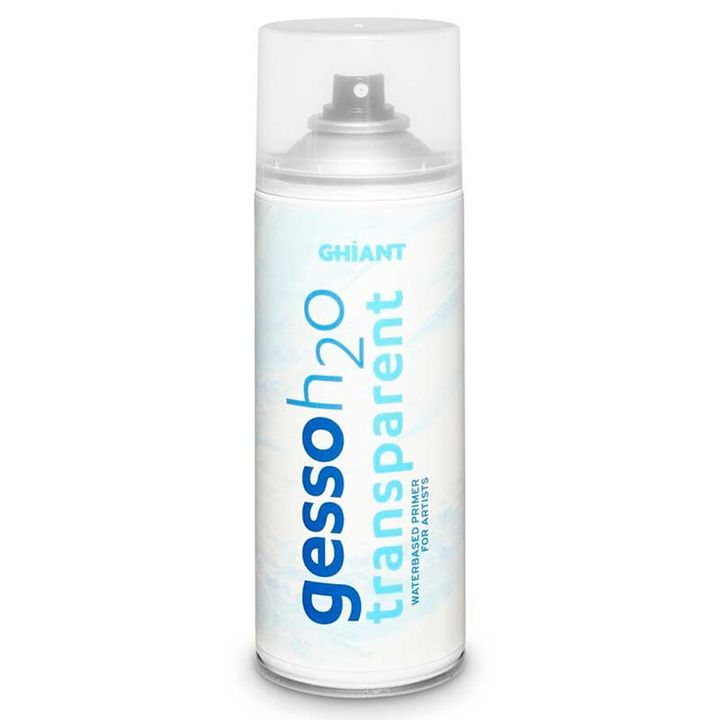 Ghiant Gesso H2O Transparent Spray Primer, 400 ml