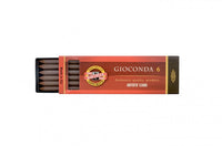 GIOCONDA Artist's Sanguine, Light Brown Sepia, Set of 6