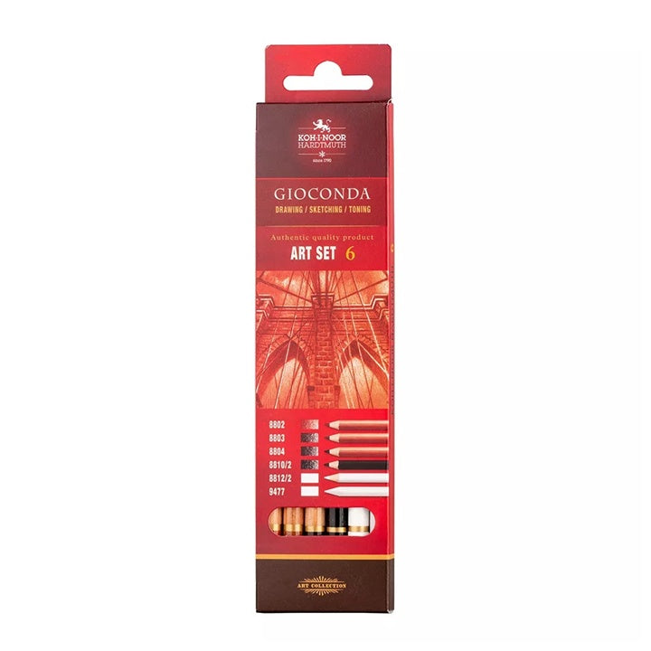 Gioconda Artistic Pencil Set 9035 / Set of 6