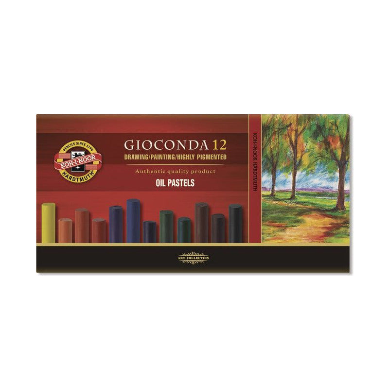 GIOCONDA Set of 12 Artistic Oil Pastels 8352