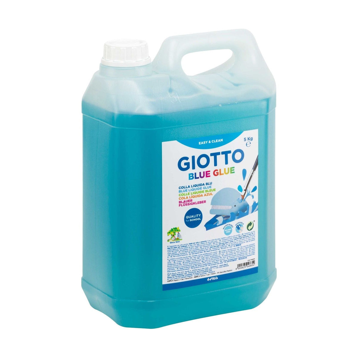 GIOTTO Blue Glue Fluid Blue Glue, 5000 ml Canister
