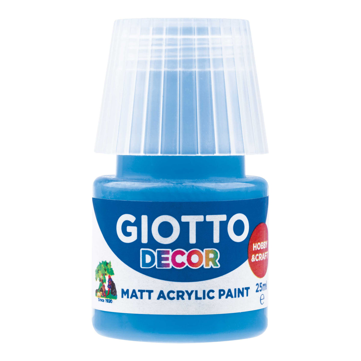 GIOTTO Decor Matt Acrylic Paint 25 ml – cyan