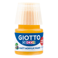 Giotto Decor Matte Acrylic Paint 25 ml – Dark Yellow