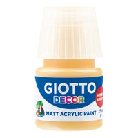 Giotto Decor Matte Acrylic Paint 25 ml – Golden Yellow