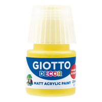 Giotto Decor Matte Acrylic Paint 25 ml – Yellow