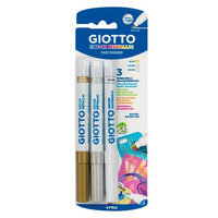 Giotto Decor Metallic Decorative Pens, Set of 3