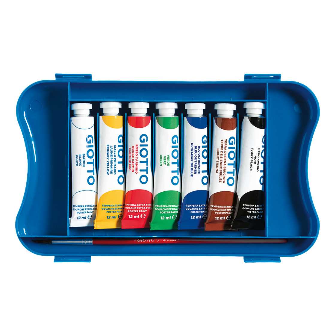 GIOTTO Extra Fine Tempera Paints in Tubes with Brush