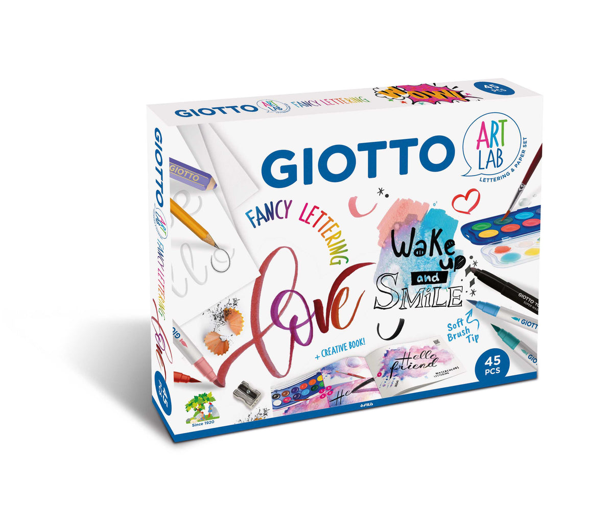 GIOTTO Fancy Lettering Craft Set of 45