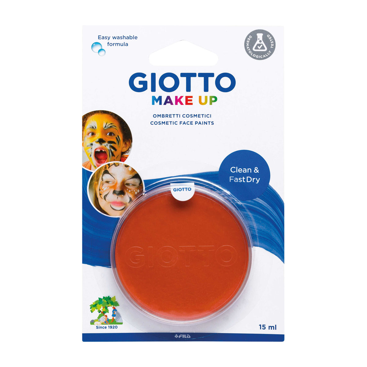 GIOTTO Make Up Cosmetic Cream Face Paint, 15 ml – orange