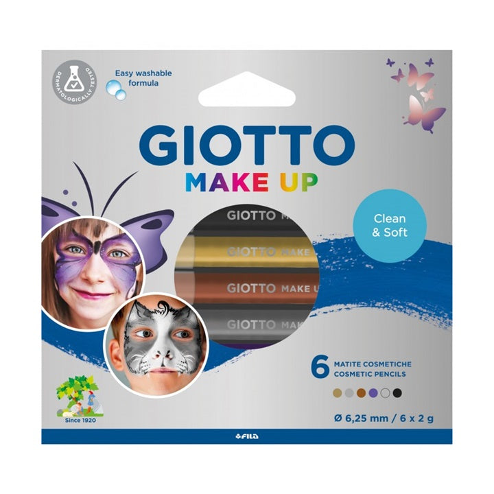 GIOTTO Make Up Set Face Paints - Set of 6