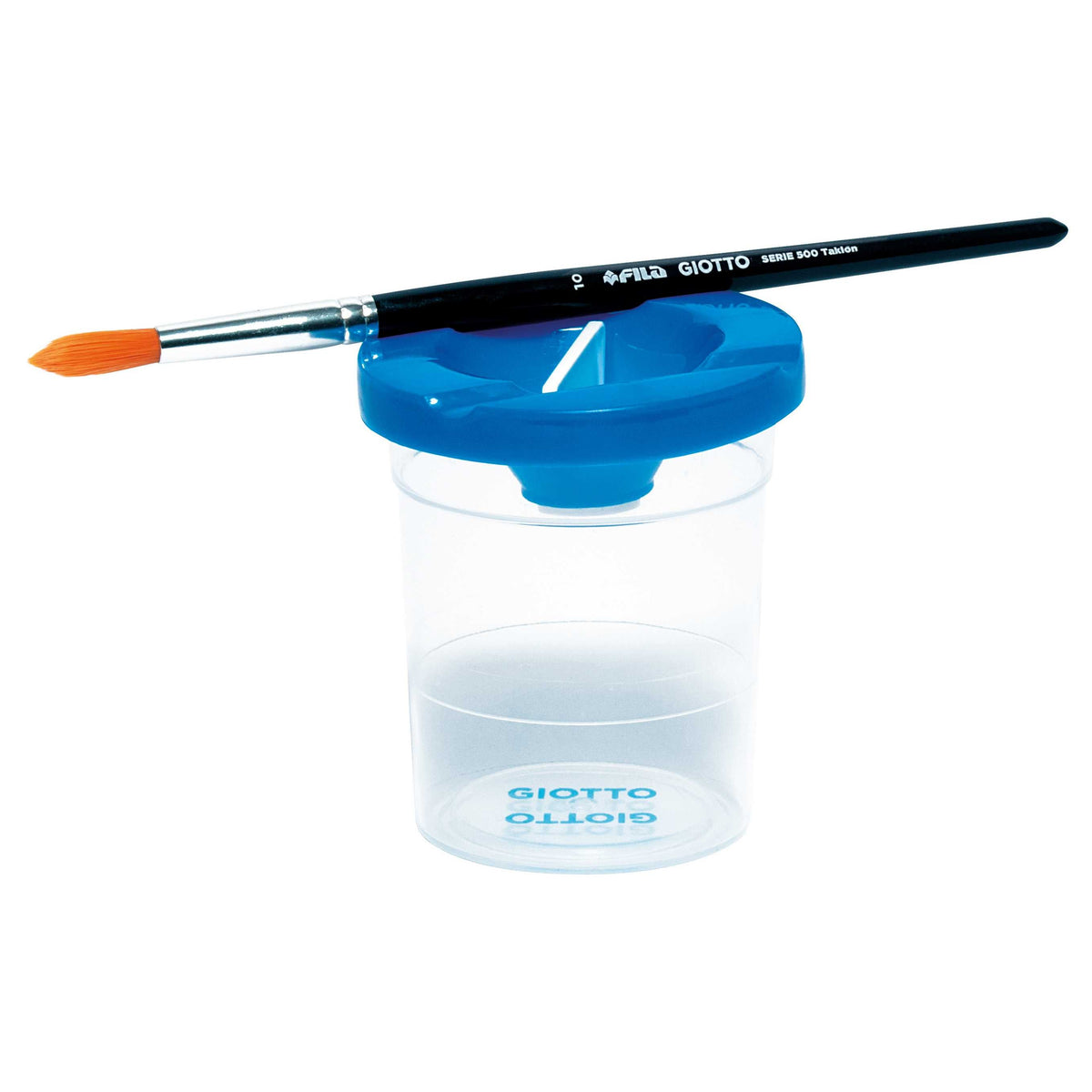 GIOTTO Safety Water Pot with Brush Holder Lid