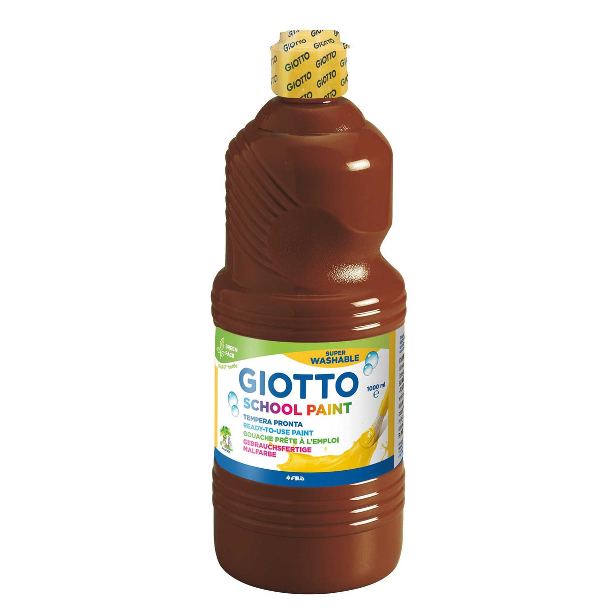 GIOTTO Tempera Paint School Paint 1000 ml – brown