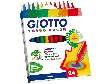 GIOTTO Turbo Color Markers, 24 Colors
