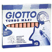 GIOTTO Turbo Maxi Thick Washable Markers 5 mm, flesh pink