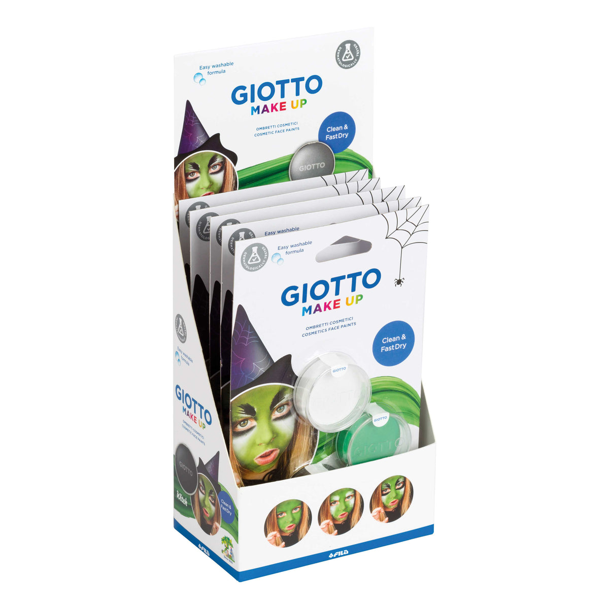 GIOTTO Witch Face Paint Set, 3 x 5 ml