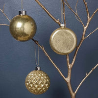 Glass Christmas Ornaments, Set of 4 - image 3