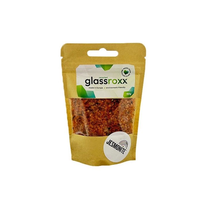 Glassroxx Jesmonite Glass Granules, 150 g – Yellow-Orange