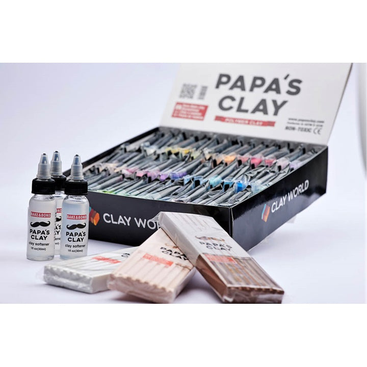 Глинен омекотител за полимерни глини на Papa's 30 ml — изображение 3