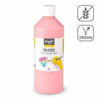 Glossy Polyvinyl Paint Creall Gloss 500 ml – pink