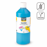 Glossy Polyvinyl Paint Creall Gloss 500 ml – turquoise