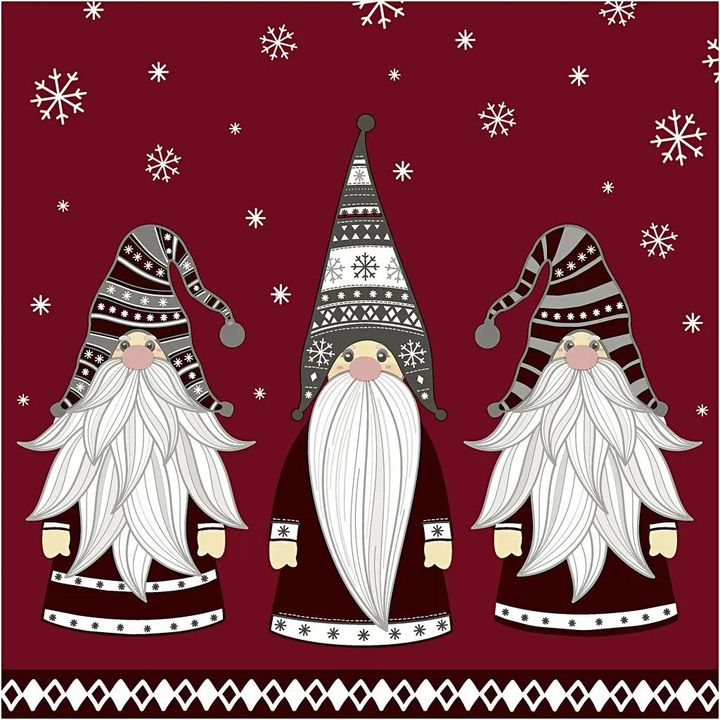 Gnomes Decoupage Napkins