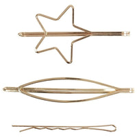 Gold Hair Clips - Set of 3 — image 1