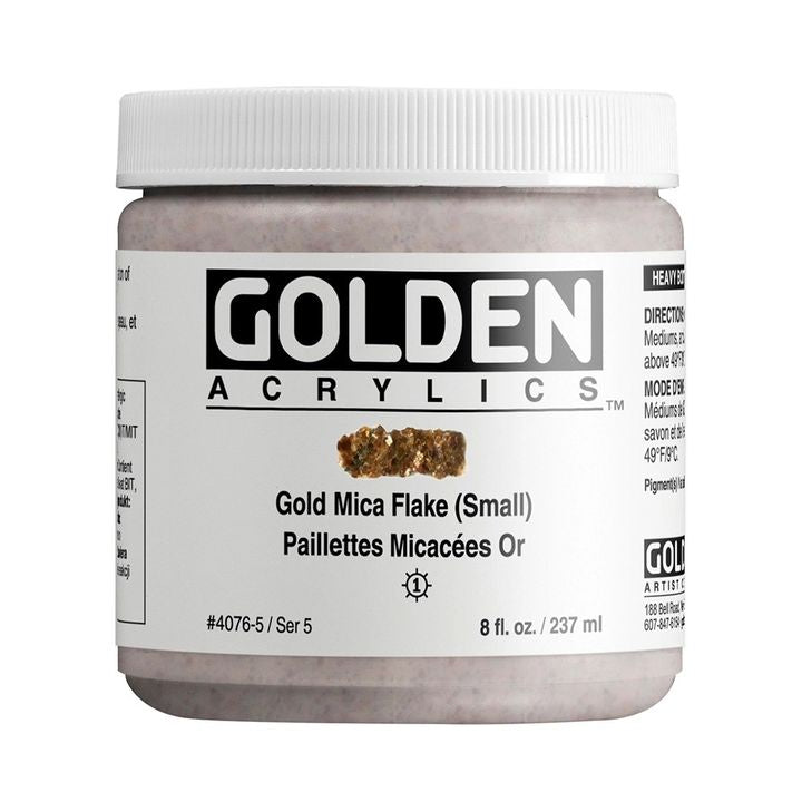 GOLDEN Acrylic Paint Heavy Body Mica Flake 118 ml