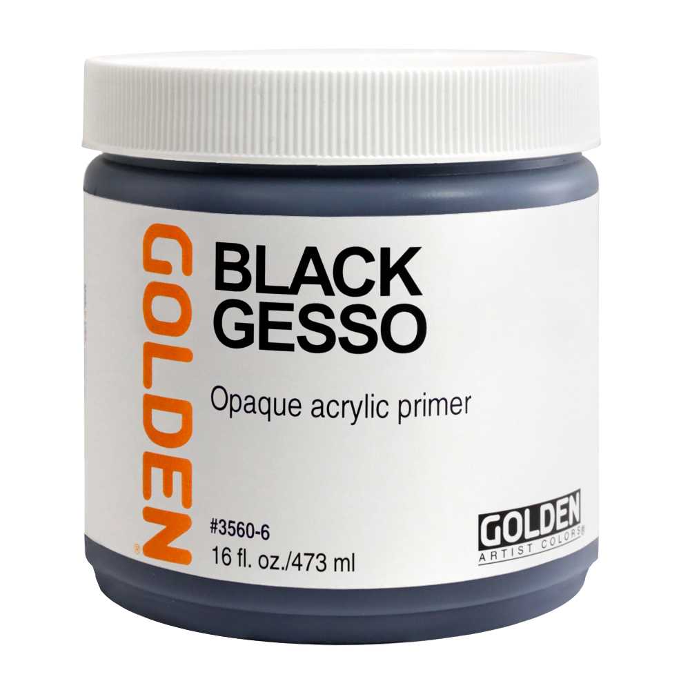 GOLDEN Black Gesso Acrylic Ground