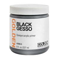 GOLDEN Black Gesso Black Acrylic Gesso