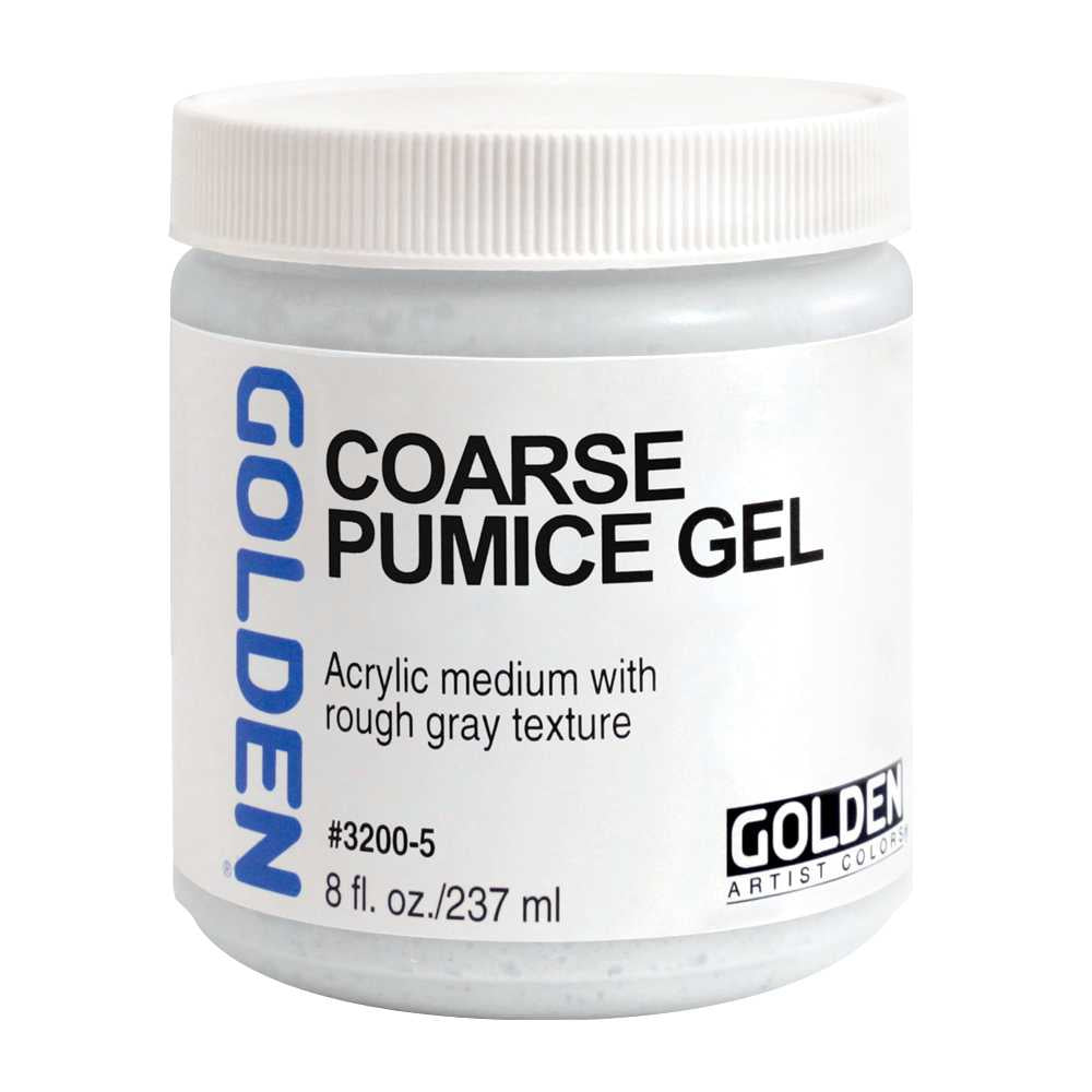 GOLDEN Coarse Pumice Gel Coarse-Grain Acrylic Pumice Gel
