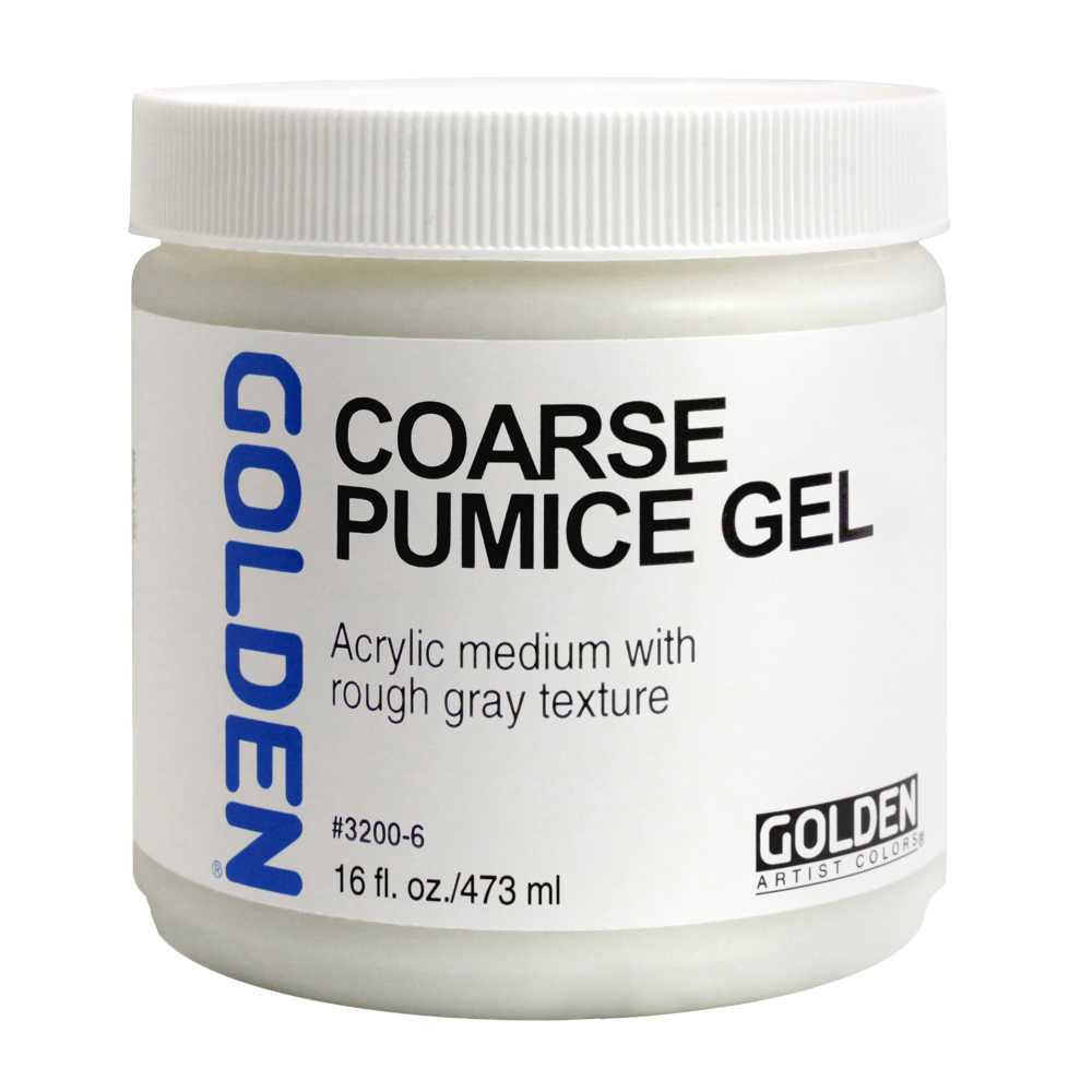 GOLDEN Coarse Pumice Gel Coarse-Grain Acrylic Pumice Gel