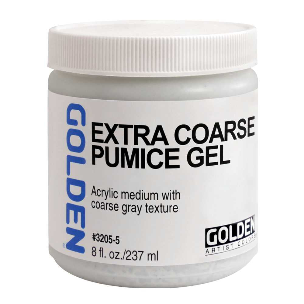 GOLDEN Extra Coarse Pumice Gel, Extra-Coarse Acrylic Pumice Gel