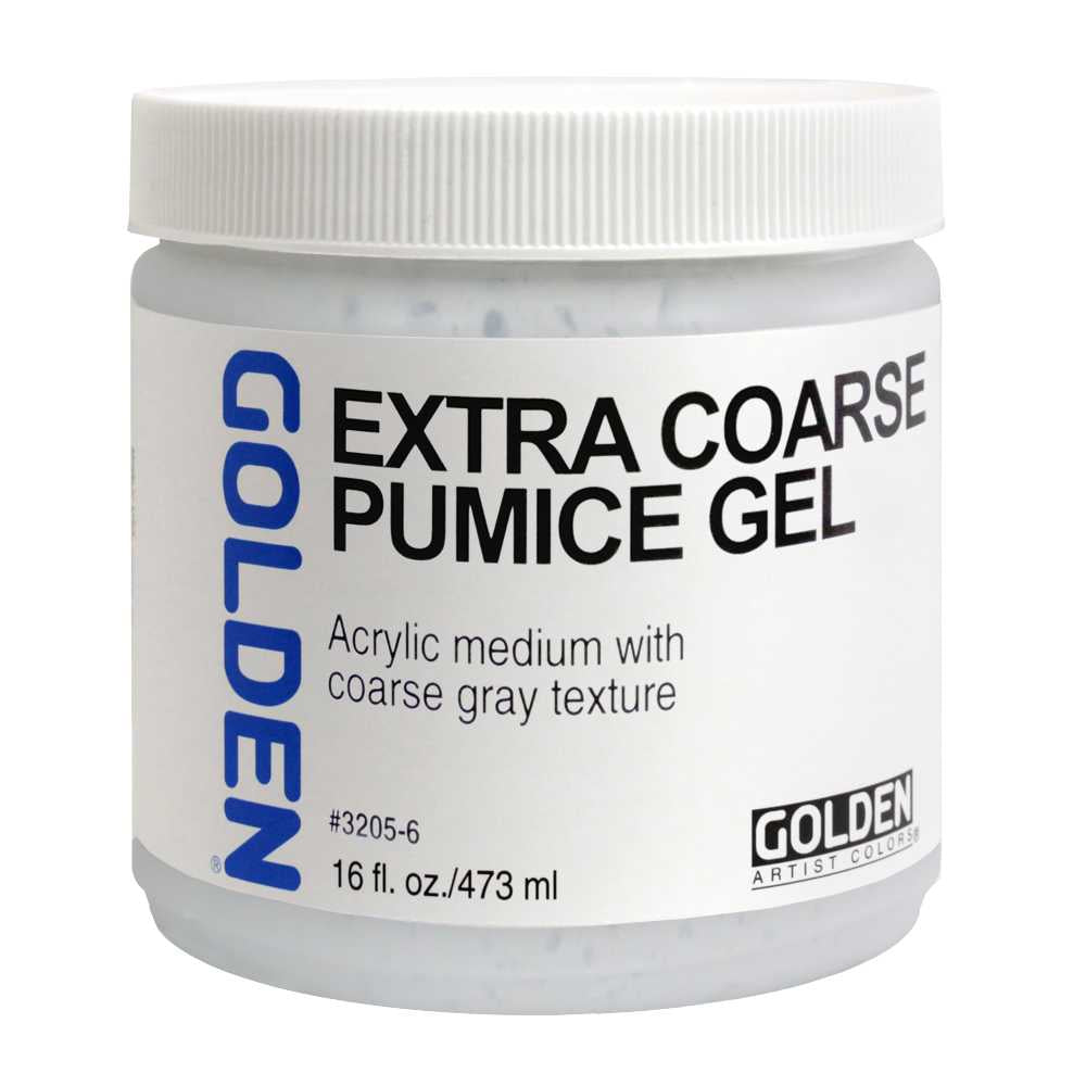 GOLDEN Extra Coarse Pumice Gel, Extra-Coarse Acrylic Pumice Gel