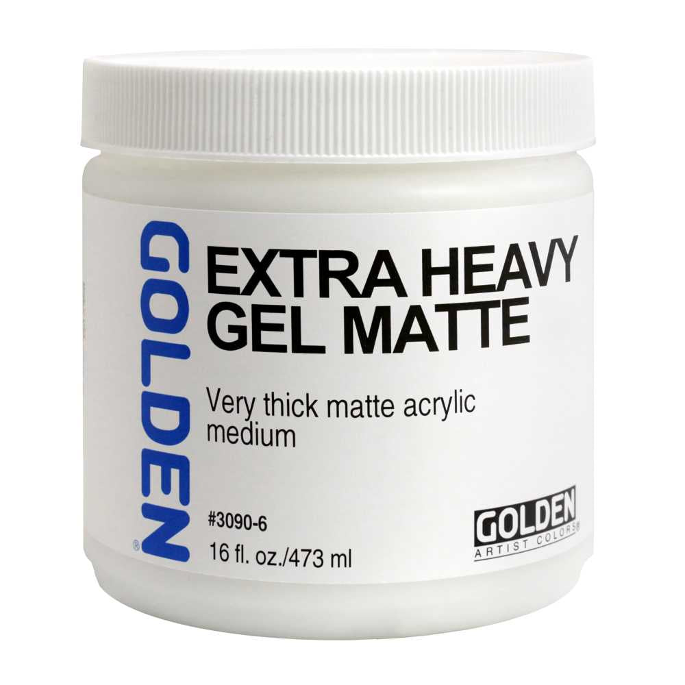 GOLDEN Extra Heavy Gel Matte Acrylic Gel Medium 237 ml