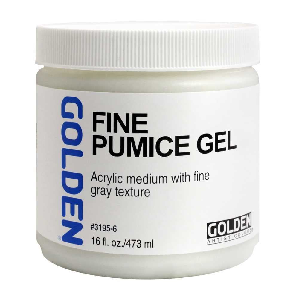GOLDEN Fine Pumice Gel acrylic medium