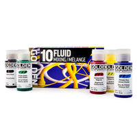 GOLDEN Fluid Acrylic Colors Mixing Set 10 x 30 ml