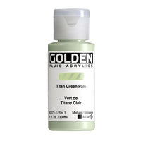 GOLDEN Fluid Acrylic Paint 118 ml – 2371 titanium pale green
