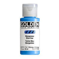 GOLDEN Fluid Acrylic Paint 118 ml – 2437 manganese blue hue