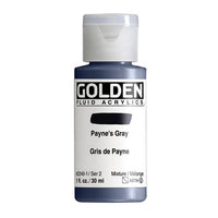 GOLDEN Fluid Acrylic Paint 118 ml – 2240 Payne's gray