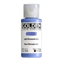 GOLDEN Fluid Acrylic Paint 118 ml – 2366 light ultramarine blue