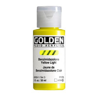 GOLDEN Fluid Acrylic Paint 118 ml – 2009 benzimidazolone light yellow