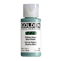 GOLDEN Fluid Acrylic Paint 118 ml – 2270 phthalo green (blue shade)