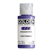 GOLDEN Fluid Acrylic Paint 118 ml – 2401 ultramarine violet
